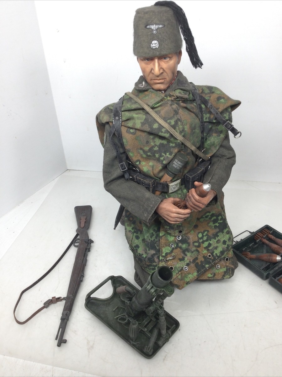 1/6 DRAGON CUSTOM 13TH SS CROATIAN DIV “HANDSCHAR” MORTAR MAN K-98