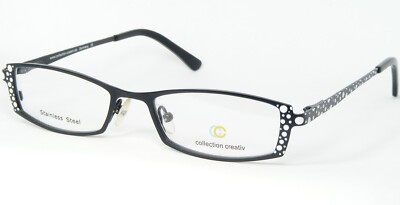 Collection Creativ 1204 310 BLACK /WHITE EYEGLASSES GLASSES FRAME 49-17 ...