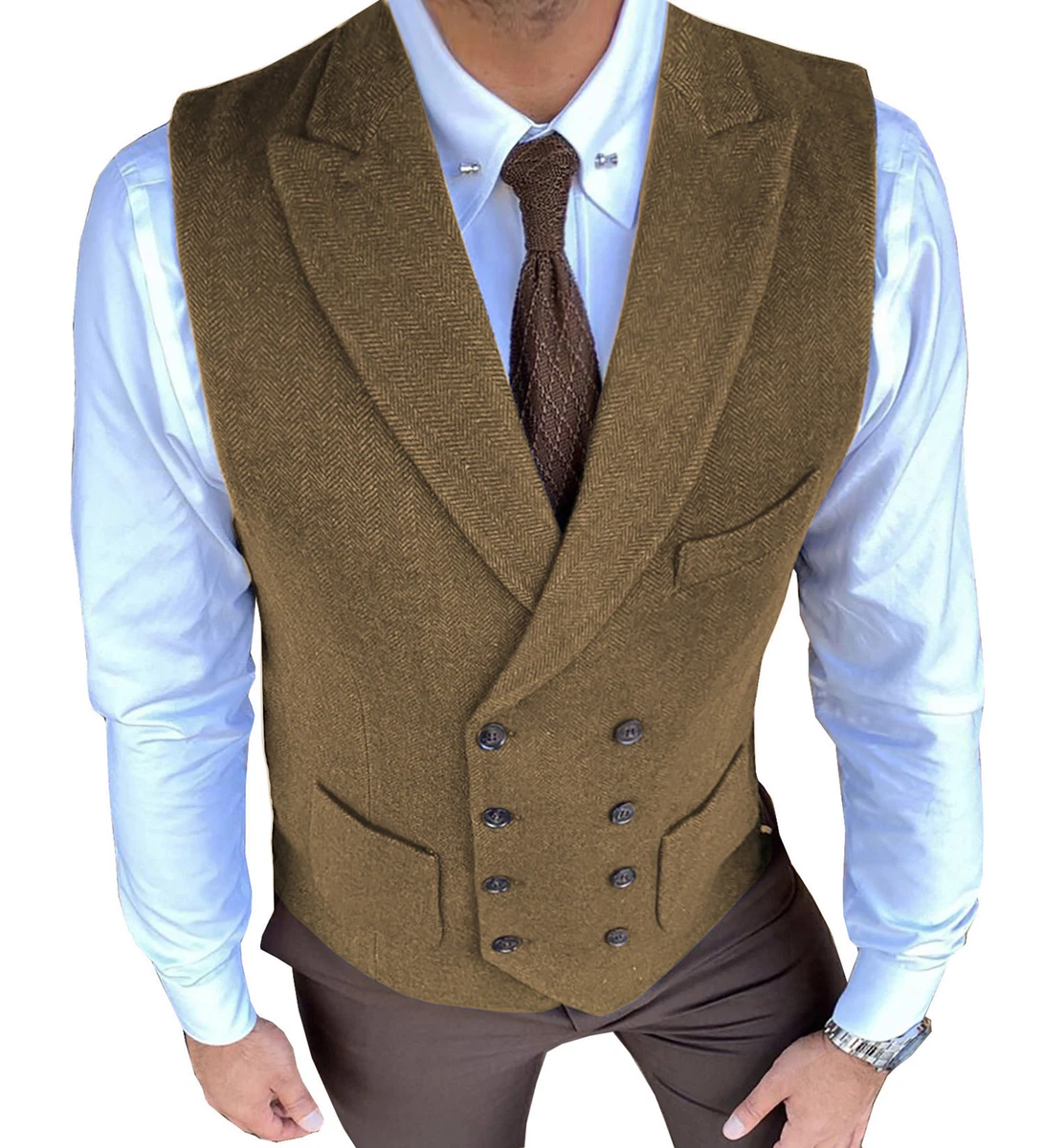 Gilet tweed homme vintage sale