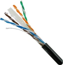OUTDOOR  DIRECT BURIEL GEL TYPE BULK Cat6  Cable  100,200,300,400,500FT