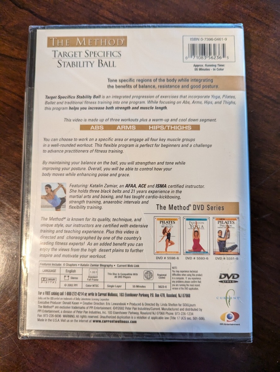 The Method - The Stability Ball Workout - DVD By Katalin Zamiar