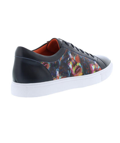Robert Graham Rockford Sneaker Men's Size 11 Navy $258 NIB - Picture 2 of 5
