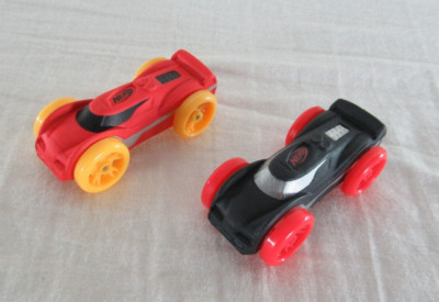 Nerf Nitro Foam Race Car Projectiles Set of 2 Hasbro 2017 Red & Black