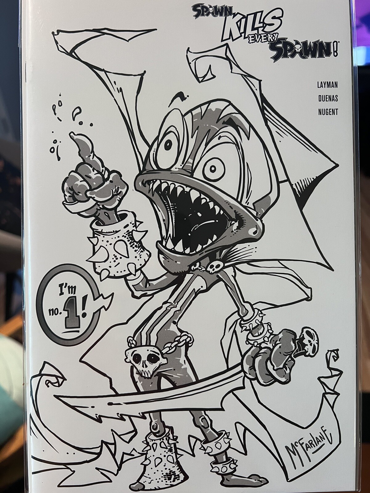 SPAWN KILLS EVERY SPAWN! #1 SDCC 2024 Exclusive Rob Duenas Todd ...