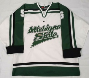 michigan state hockey jersey