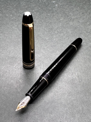 Excellent+++] MONTBLANC MEISTERSTUCK 145 PIX Black Fountain Pen