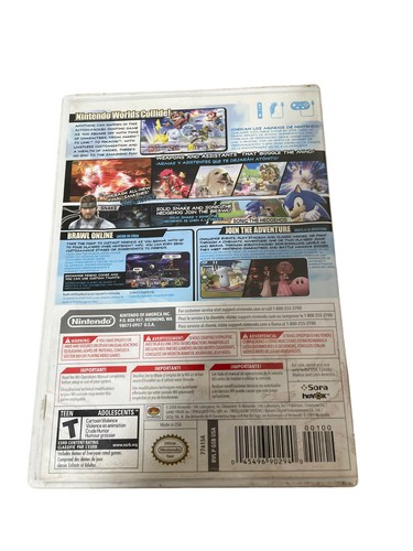 Super Smash Bros. Brawl (Nintendo Wii, 2008) Complete W/ Manual CIB TESTED - Imagen 2 de 3