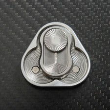 New Stainless Steel Revolve Slider Push Card decompression Pocket EDC Toys Gift