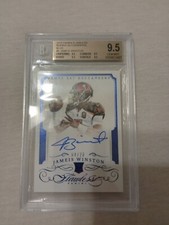 2015 FLAWLESS JAMEIS WINSTON RC AUTOGRAPH #/20 PANINI BGS GEM MINT 9.5 HOT RC