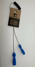 Costa Del Mar C-Line Adjustable Eyewear Leash NEW - strap, retainer, Silver 