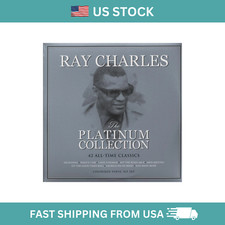 Ray Charles &ndash; The Platinum Collection 3LP 12" White Colored Vinyl Record
