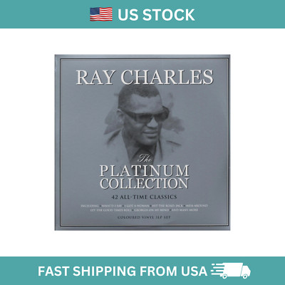 Ray Charles   The Platinum Collection 3LP 12'' White Colored Vinyl Record