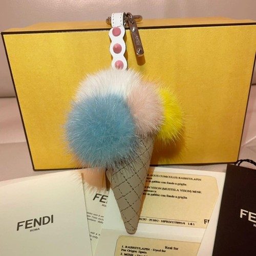 FENDI Bag Charm Woman Ice Cream Motif Color Very Nice !! | eBay