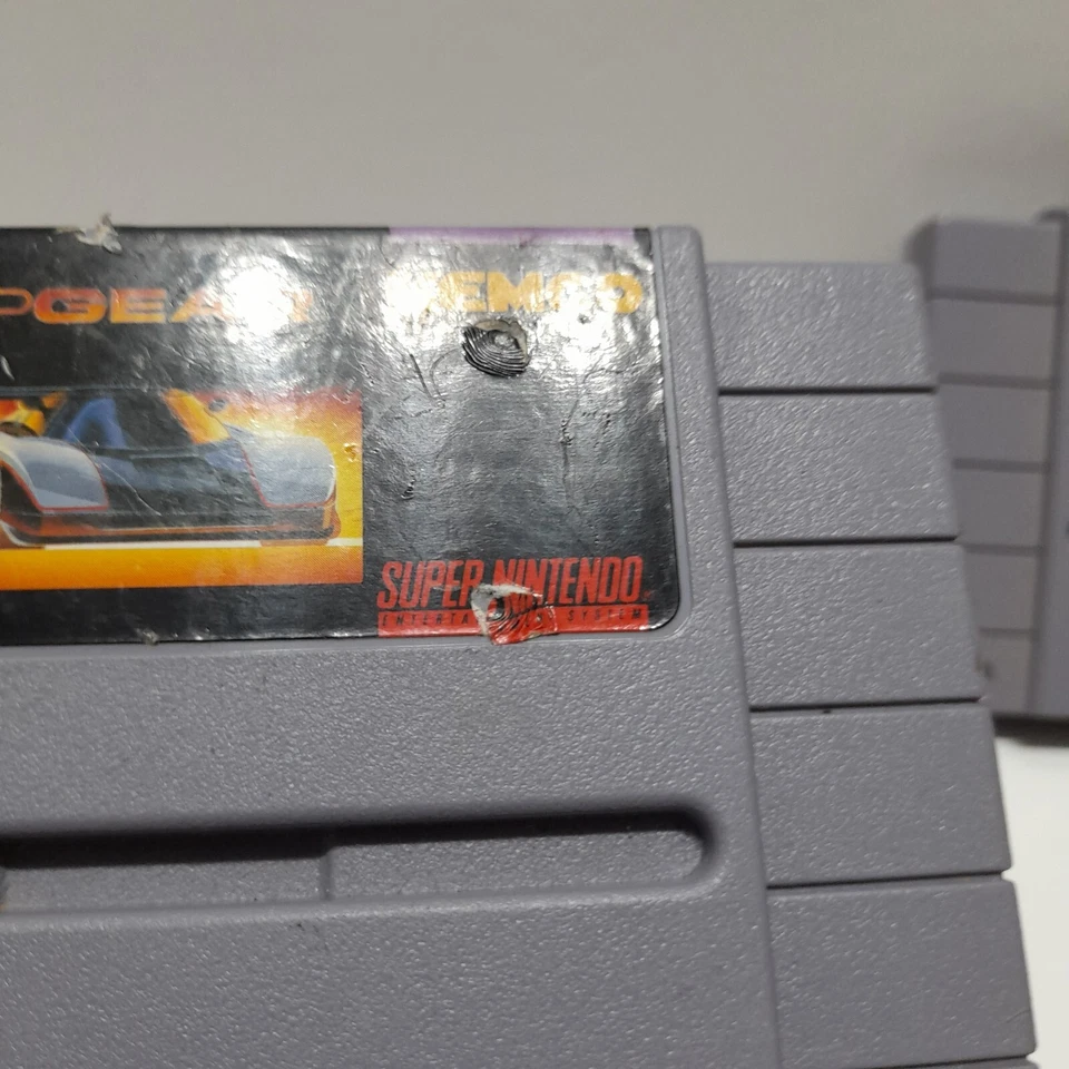 SNES Games Lot : Top Gear + Wing Commander - Super Nintendo Games Bundle (2) - Image 4 of 4