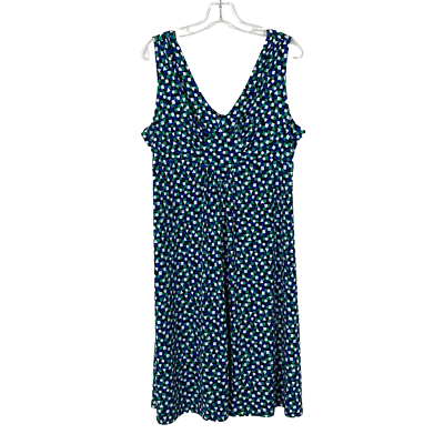 George Babydoll A-Line Dress Size L Geometric V-Neck High Waist Stretch Y2K  | eBay