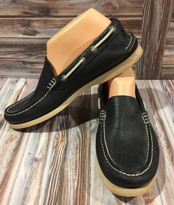 navy blue sperrys men's