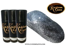 12oz Aerosol Metal Flake Silver (004 HEX) - Urethane Base, Automotive Paint 