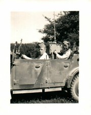 Photo, WW2, MG.Btl.11, standard passenger car as radio car, b 5026-1412