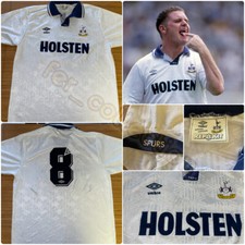 Maglia Shirt Trikot Camiseta Tottenham Hotspur home 1991/92 umbro Gascoigne