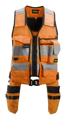 SNICKERS WORKWEAR Snickers 4230 AllroundWork High-Vis Tool vest CL1 BNWT Free Delivery