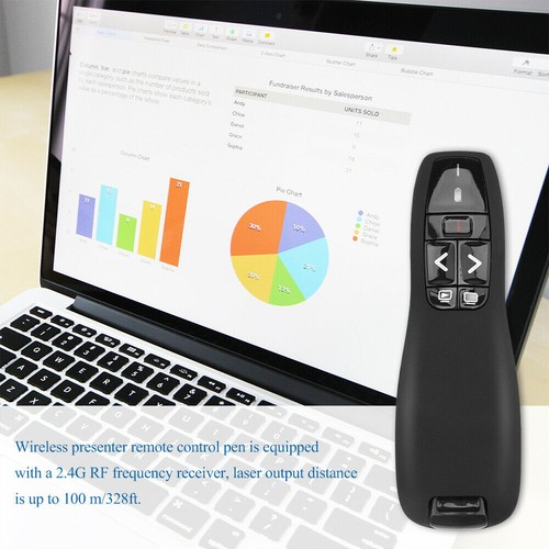 Wireless USB PPT Presenter Presentation Flip Laser Pointer Pen Remote Control - Picture 11 of 11