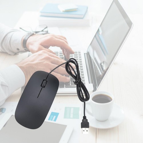 WIRED USB OPTICAL MOUSE For PC LAPTOP COMPUTER SCROLL LED WHEEL