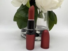 MAC Powder Kiss Lipstick Devoted To Chili 3g / 0.1oz, Brand New!