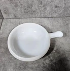 Vintage Milk Glass Handled Bowl Cereal Soup Chili Lug Handle USA