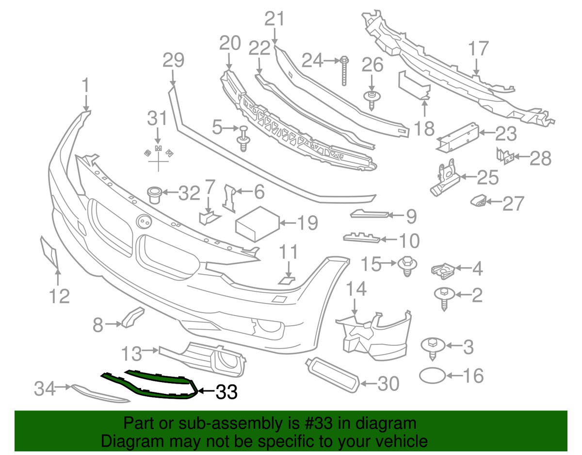 Genuine BMW Finish Molding 51117396842 | eBay