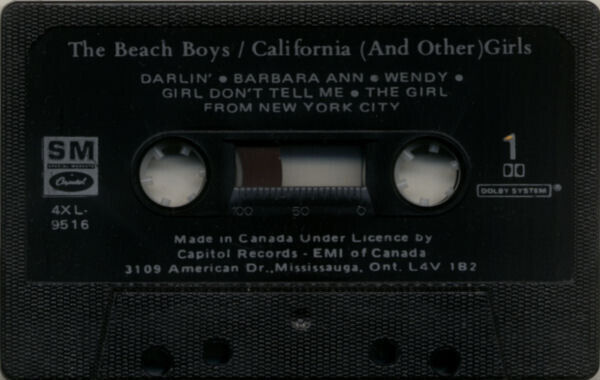 The Beach Boys - California (And Other) Girls (Cass, Comp, Dol)