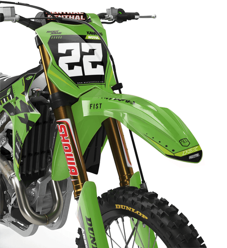 Se adapta a Kawasaki KX450F (2024-2025) y KX250F (2025) kit gráfico calcomanías kxf kx - Imagen 3 de 6