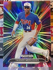 2021 Panini Prizm Draft Picks YASSER MERCEDES Electric DPL Stars Case Hit SSP