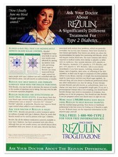 Print Ad Rezulin Diabetes Treatment Parke-Dav...