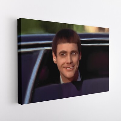 Dumb Dumber Leinwand | Dummes Dumber Gemälde Lloyd Weihnachtsposter | Jim Carrey Kunst