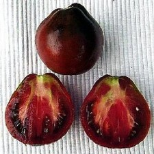 RUSSIAN "BLACK PEAR" TOMATO SEEDS UNUSUAL BLACK FRUITS PEAR SHAPE 