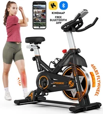 Exercise Bike Indoor Cycling Stationary Bicycle Home Fitness Cardio Workout Bike