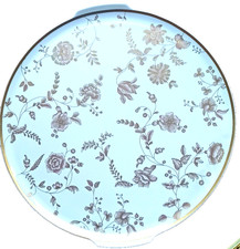 Villeroy  & Boch Golden Garden Tortenplatte 33 cm Seltenheit!