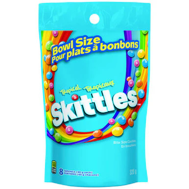 Skittles Tropical, Mega Pack, 320g/11.28 oz