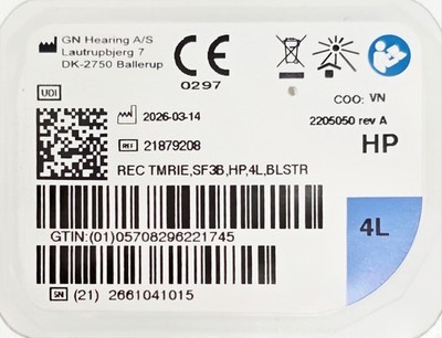 Brand New GN ReSound SureFit3 BLSTR (HP-4L) High  Power Receiver USA SHIPPER