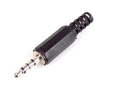 S-Pulse 51100 Mono 3.5mm Jack Plug with Solder Terminals for DIY Audio Cable