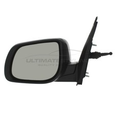 Fits Kia Picanto TA 2011-> Cable Door Wing Mirror Primed Passenger Left Hand