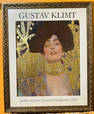Gustav Klimt  Judith  Framed Print on Canvas Wall Art Nouveau  