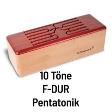 Schlagwerk Schlitztrommel Log Drum 60102 - 10 Töne, F-DUR Pentatonik, Handarbeit