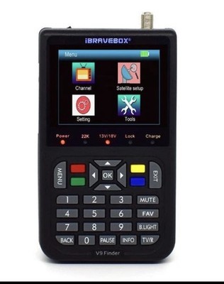 iBRAVEBOXX V9 Finder Satellitensucher DVB-S/S2/S2X Digitales Messgerät