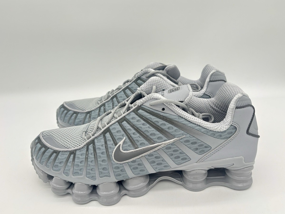 Size 13 - Nike Shox TL Wolf Grey Iron Grey AV3595-015 No Box Lid