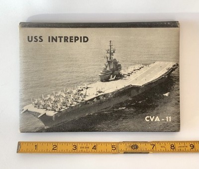 U.S.S. INTREPID CVA-11 CARRIER 1958 Cruise Book & Daily Calendar - *Complete*
