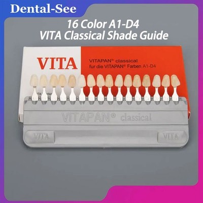 VITA Classical Shade Guide A1-D4 16 Colours VITAPAN Colorimetric Plate