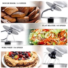 Batidora de cocina eléctrica 300W, gancho para masa incluido