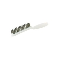 DrahtbüRste L.285Mm 0,35Mm Va-Stahldraht Gewellt 4-Reihig Lessmann