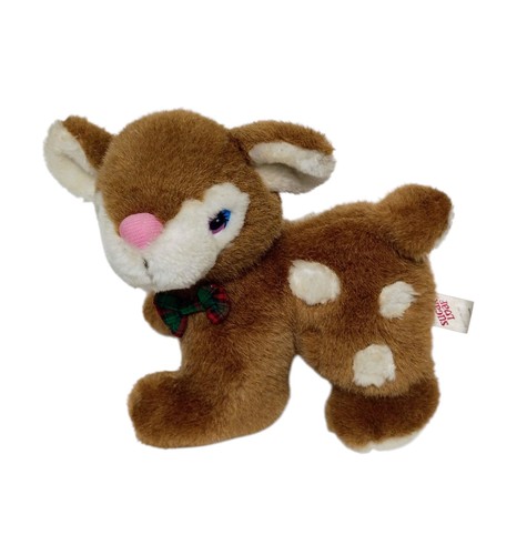 Rare Vintage Sugar Loaf Small Deer Plush Stuffed Animal Toy Christmas Time Deer